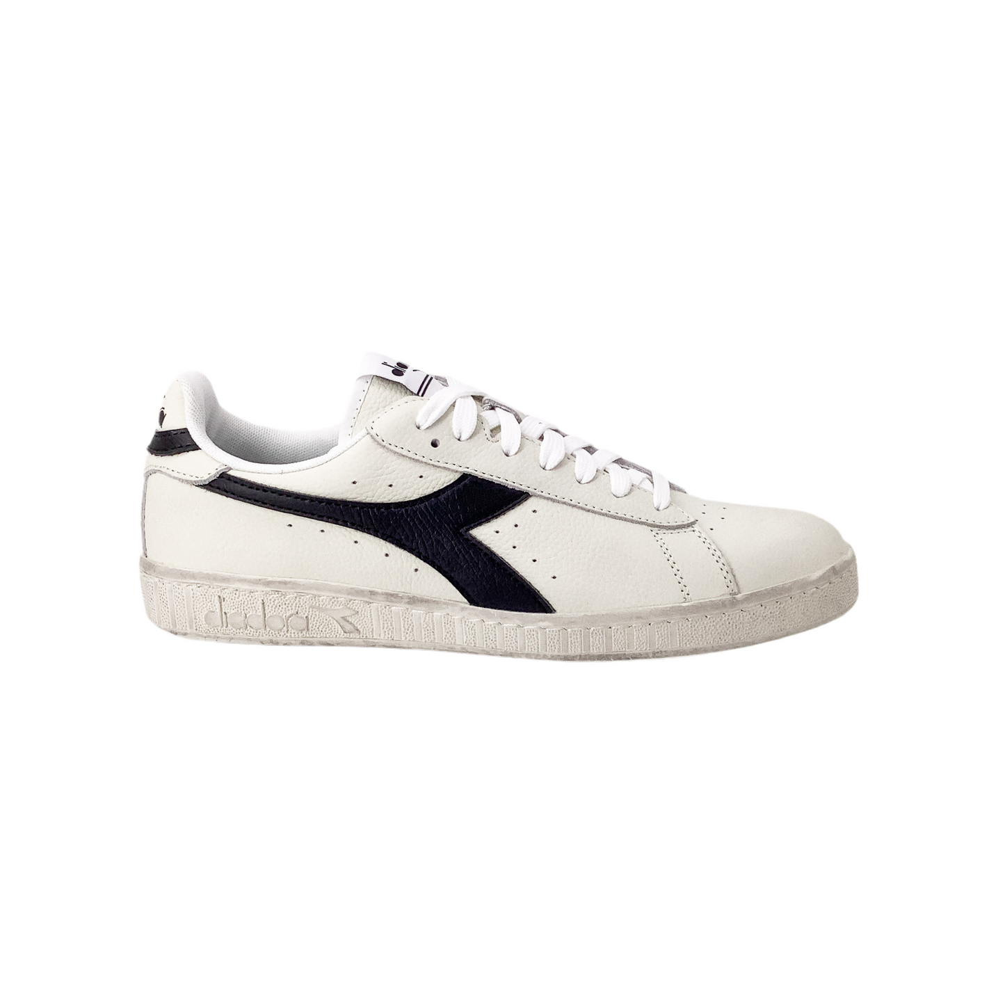 Diadora Game L Low Waxed Weiß Schwarz