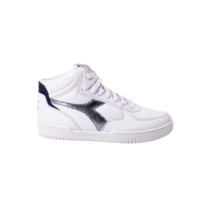 Diadora Raptor Mid Kristallweiß Silber