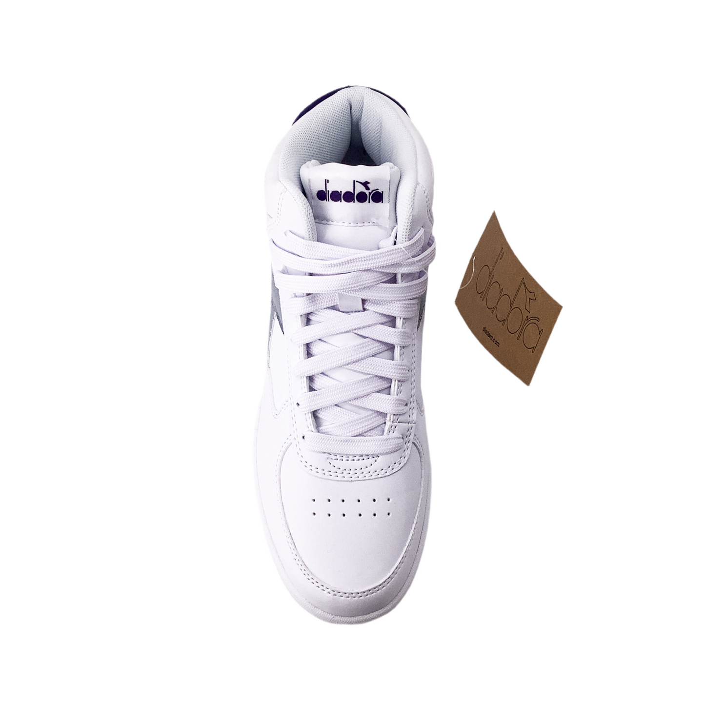 Diadora Raptor Mid Kristallweiß Silber