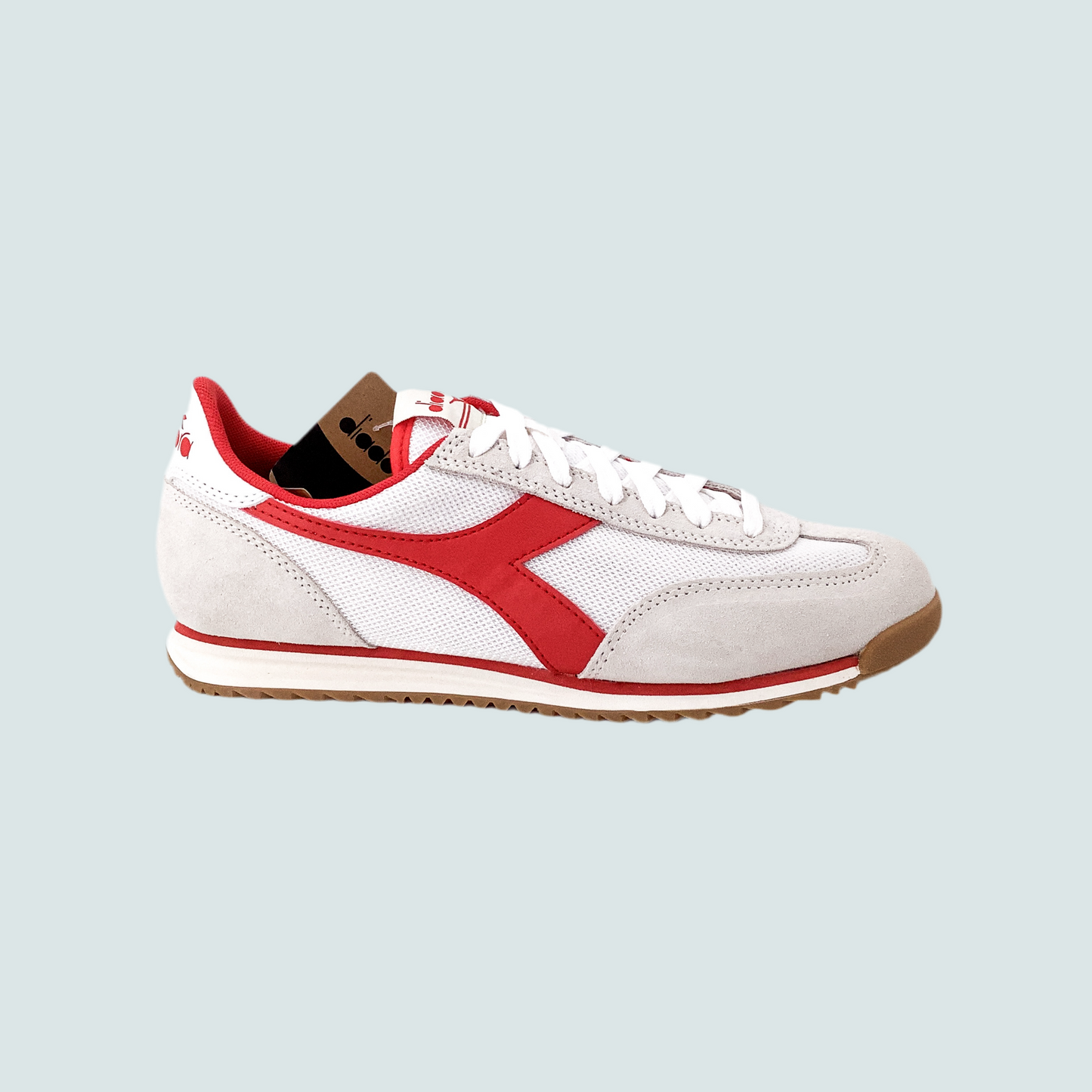 Diadora Cross White Red Lava Fuso