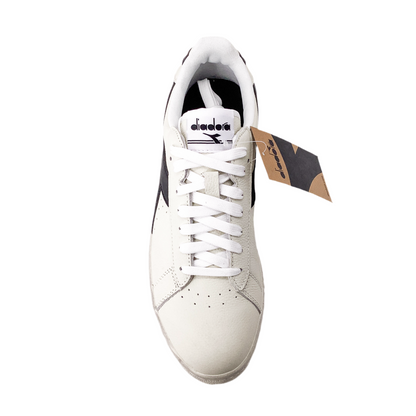 Diadora Game L Low Waxed Weiß Schwarz