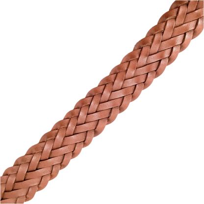 Cintura Treccia Cuoio